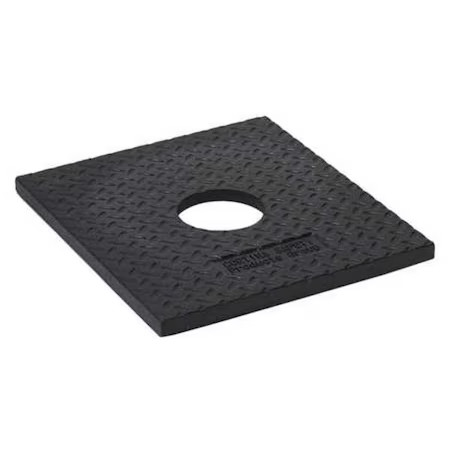Zoro Select 03-730 Delineator Base, Rubber, 1 In Height, 15 In Length, 10 Lb,,