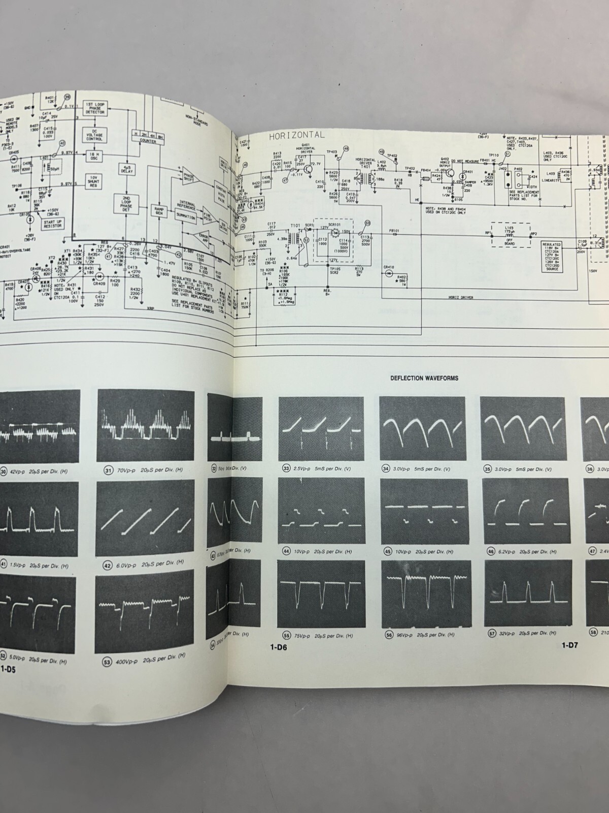 RCA CTC120 Original Schematics Free Shipping