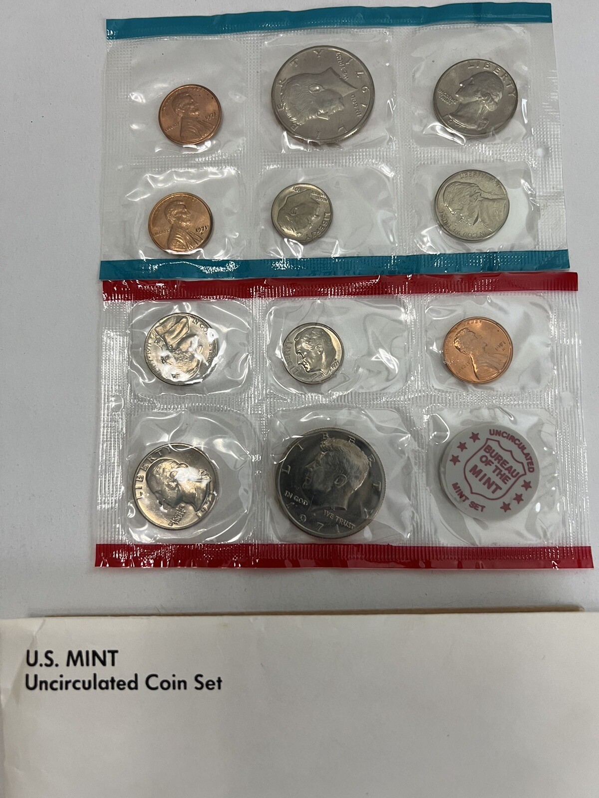 1971 U.S. Mint Set - Uncirculated Coins -11-Coin Set - PDS