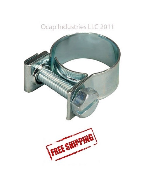 1/4" ID FUEL INJECTION HOSE CLAMP 11-13 MM 10PK HIGH QUALITY FREE SHIPPING!