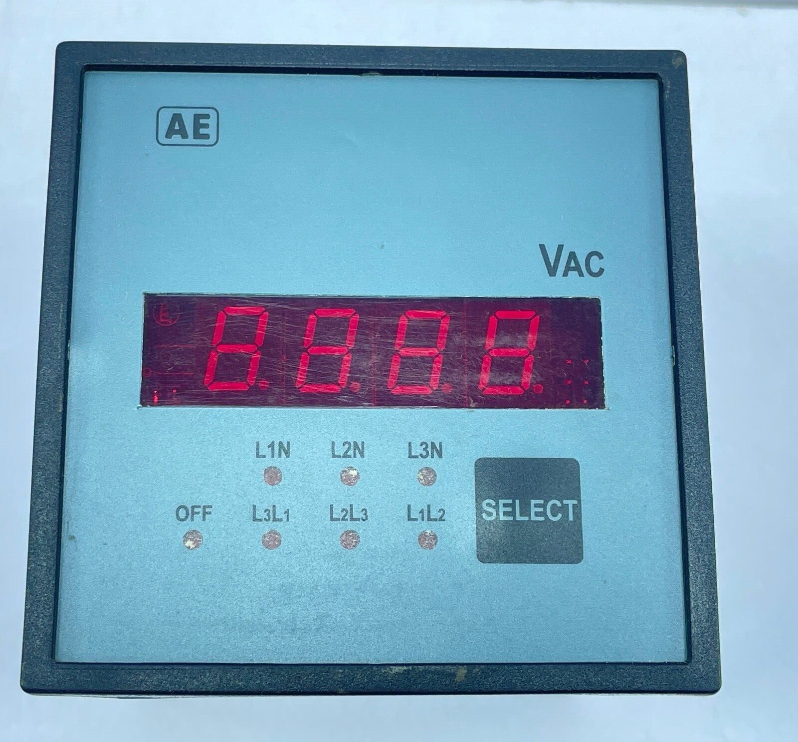 Automatic Electric A.C Voltmeter VSS96D Range 0-600 VAC Supply 240VAC