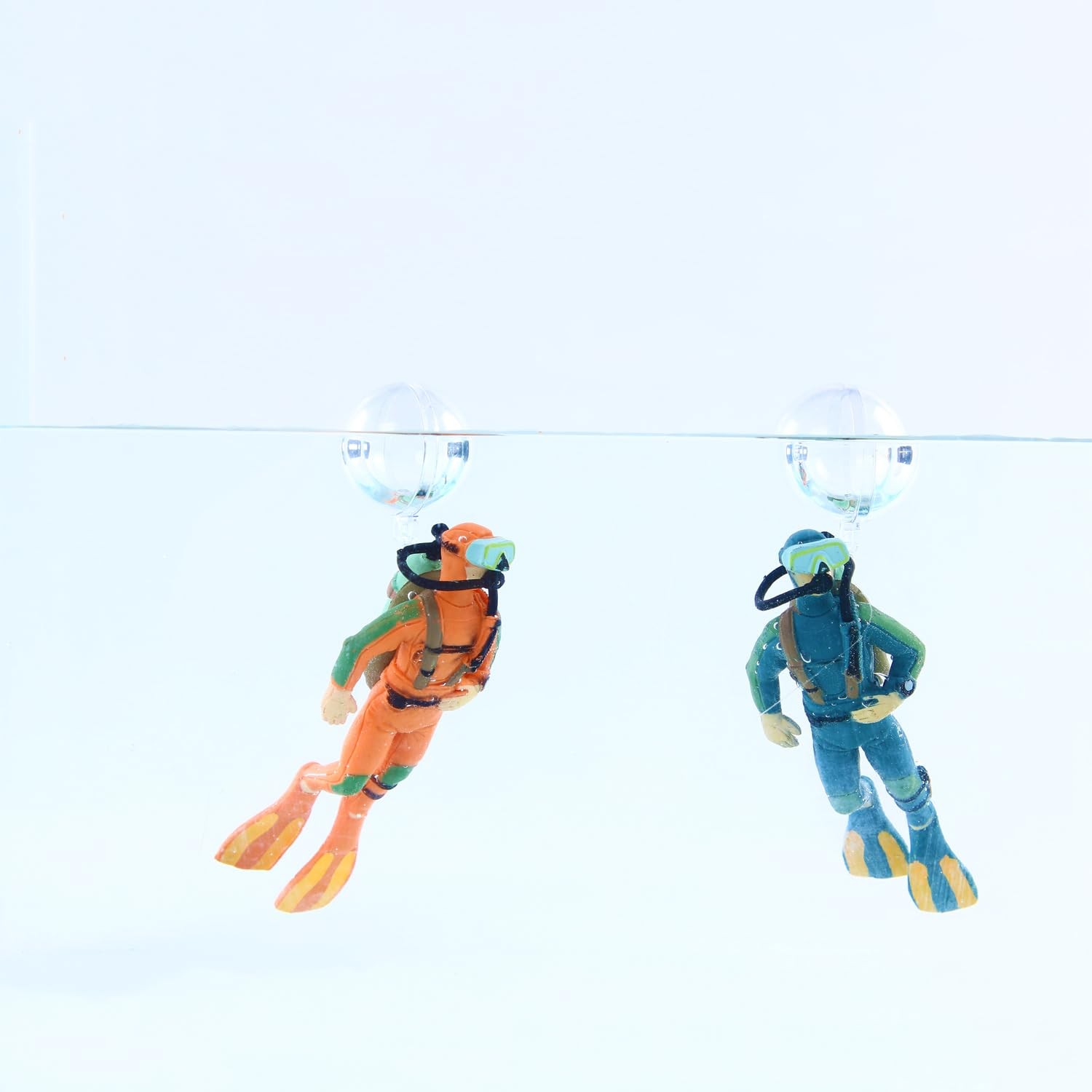 Deep Blue Diver Frogman (Swimming Posture)+orange Posture) Both With Fishing...
