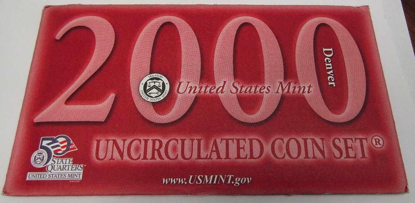 2000 Denver United States Mint Uncirculated Coin Set
