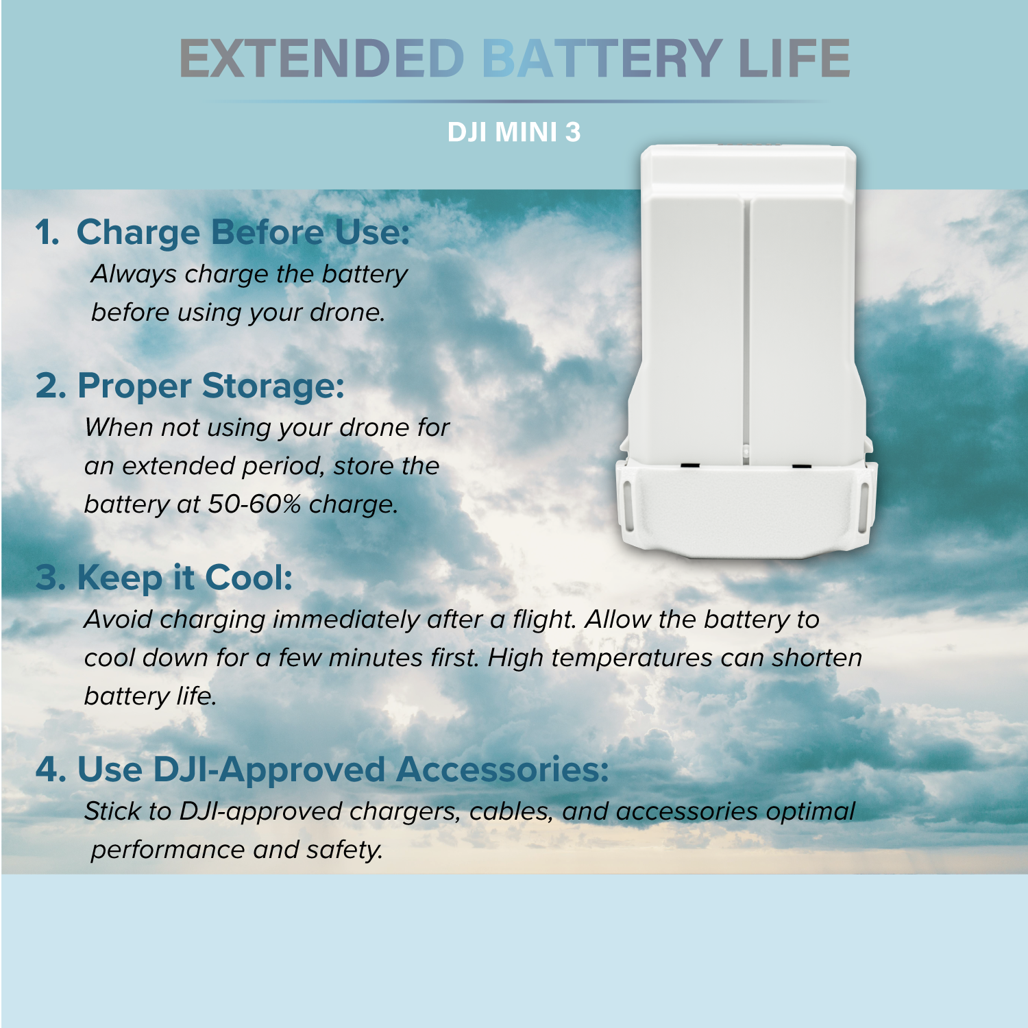 Battery For DJI Mini 3 Pro 3850mAh Intelligent Flight LiPo Replacement Battery