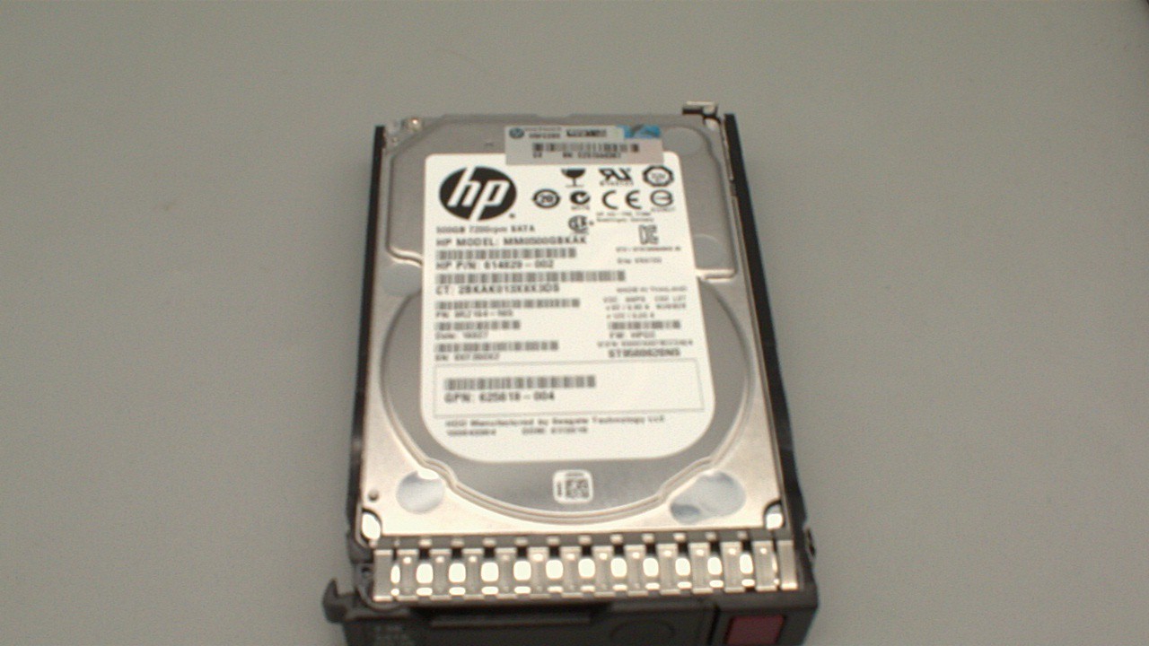 HP 614829-002 HP 500GB 6G SATA 7200 RPM 2.5" SC MDL HARD DRIVE Open Box