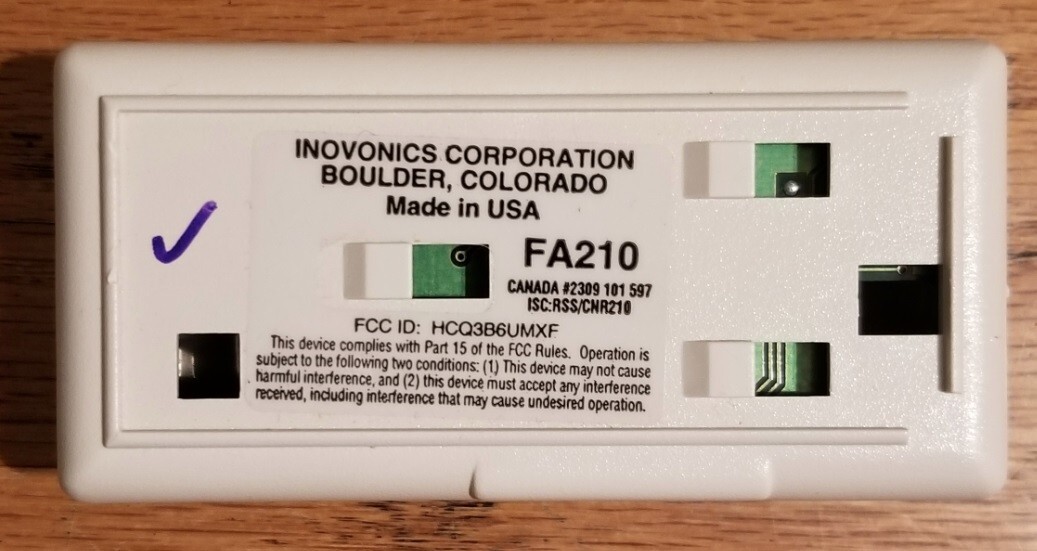 Inovonics FA210 Universal Transmitter (Lot of 4)
