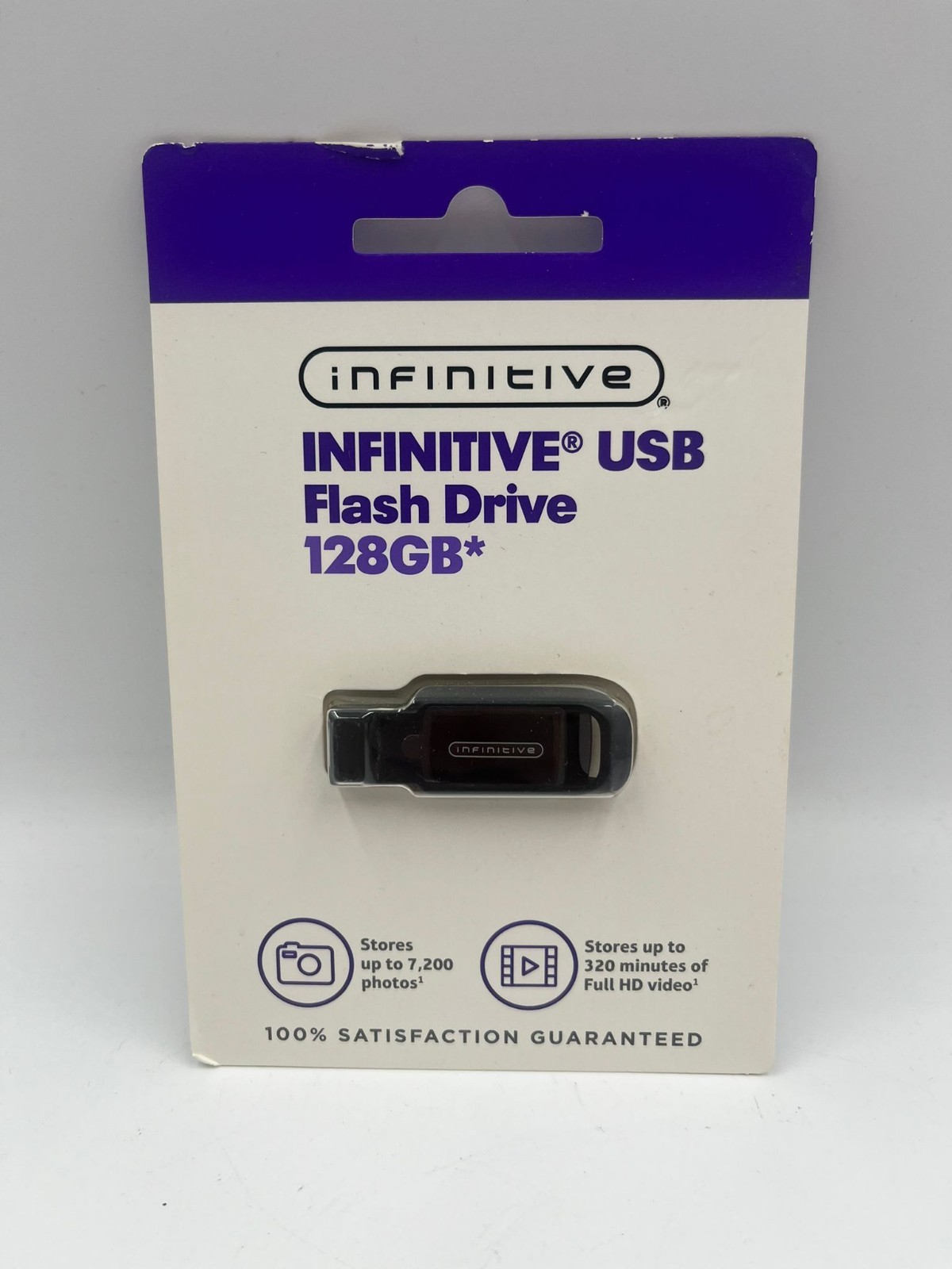Infinitive USB Flash Drive 128GB Pictures And Videos-BRAND NEW