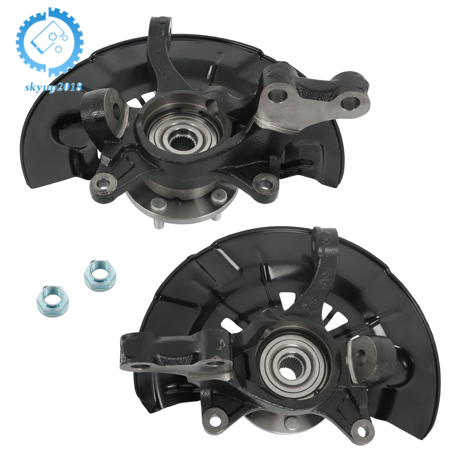 KA686258 Front Steering Knuckle & Wheel Hub Bearing For Toyota Camry 2007-2009