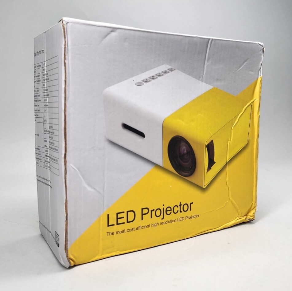 1080p Full HD LED Portable Mini Projector Smart Home Theater YG300