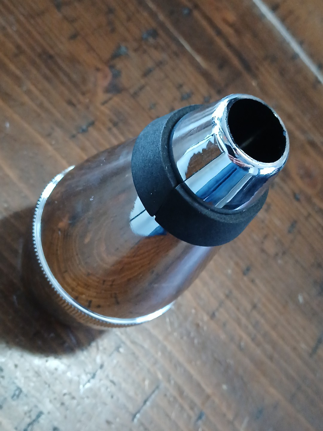 Trumpet Mute - Plastic - Silver Color.