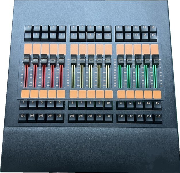 road case pack disco led light fader Wing motorized onpc DMX controller console