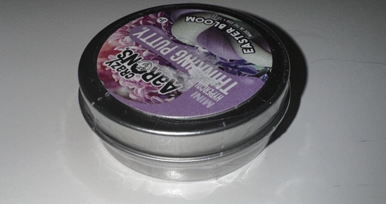 CRAZY AARON'S Mini Thinking Pty ~Made USA~ EASTER BLOOM ~ Hypercolor Tin ~SEALED