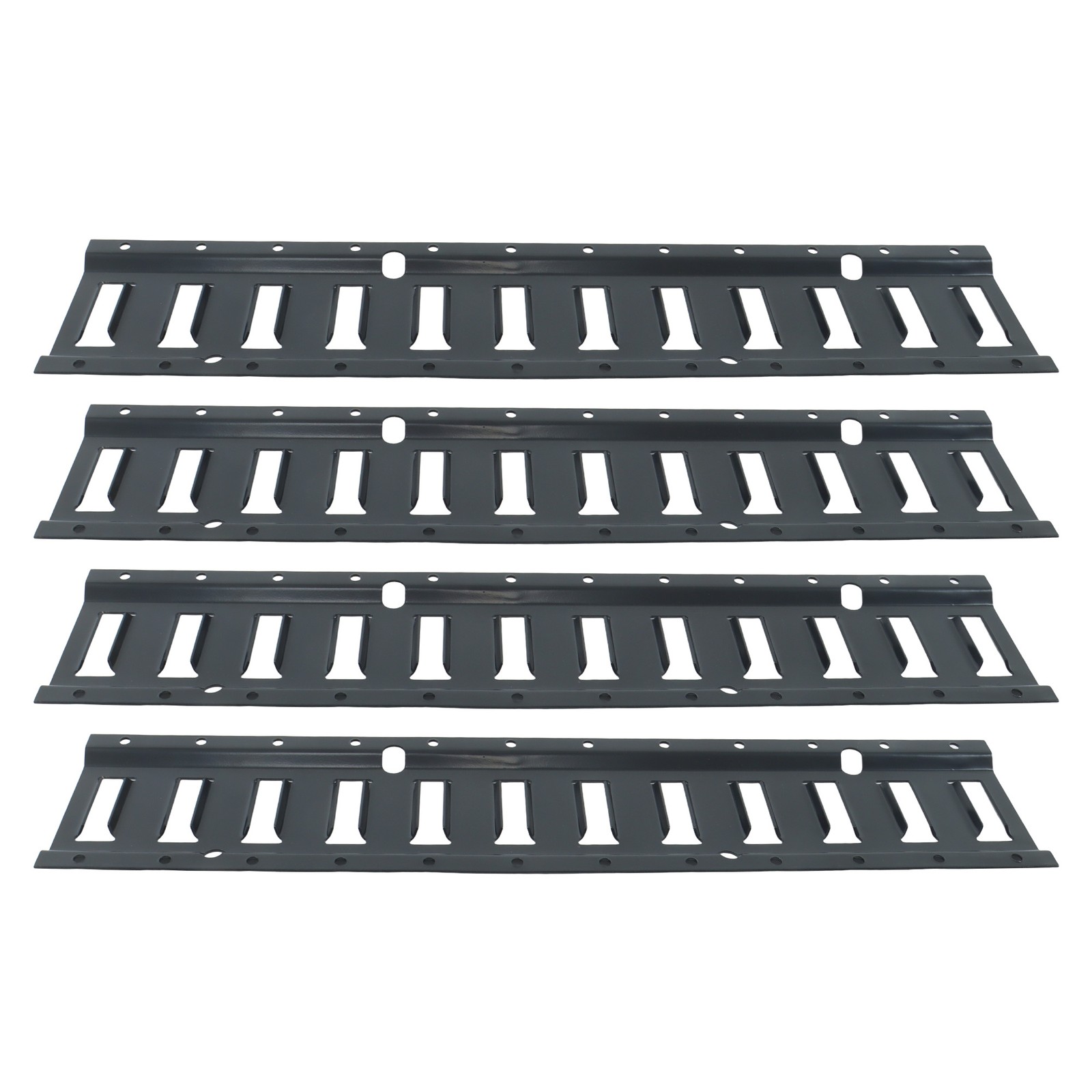 Labwork 4 Pack 2' Horizontal E Track Tie-down Rail Kit For Van Truck Trailer