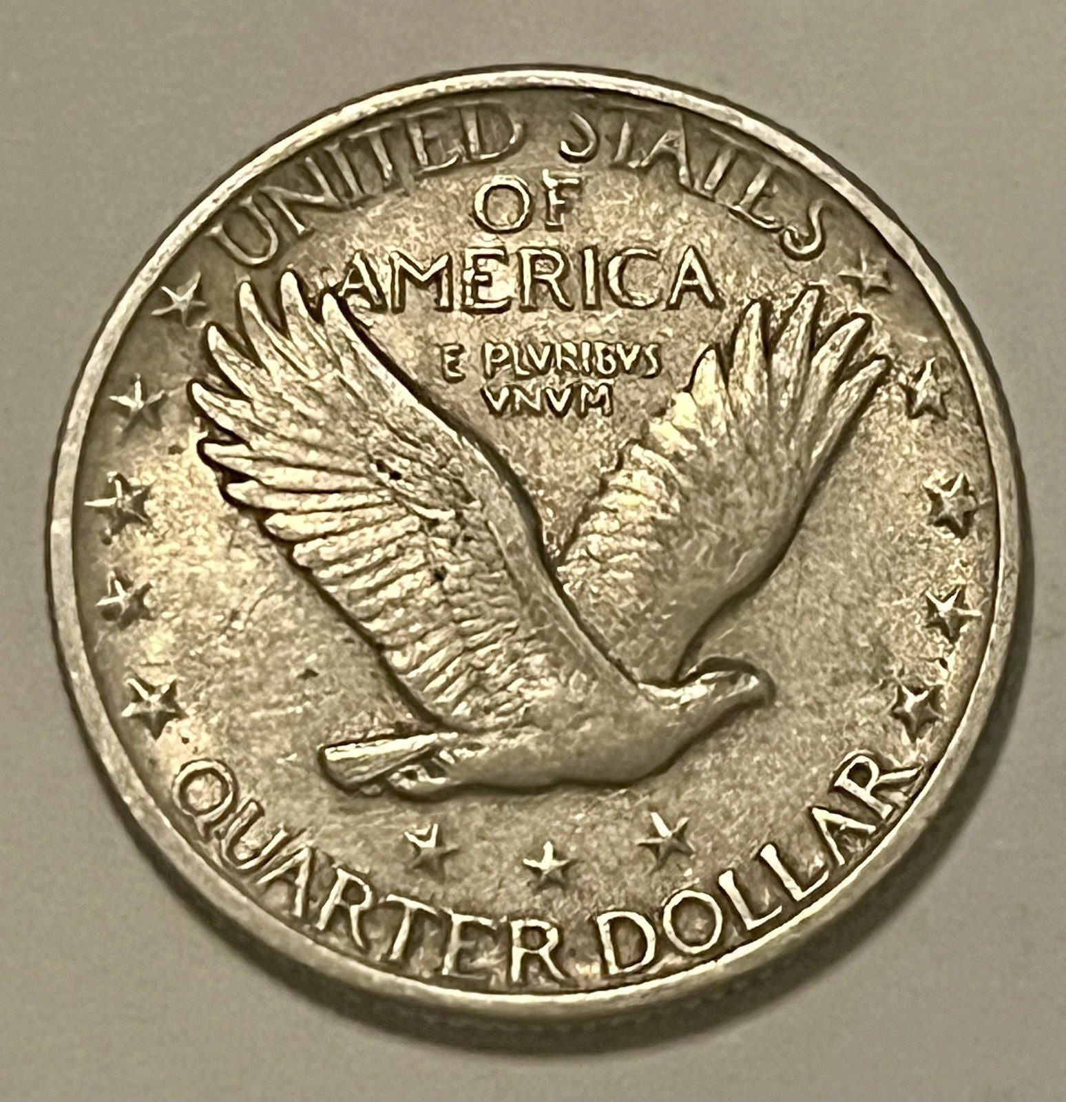 1924 Standing Liberty Quarter , EF +