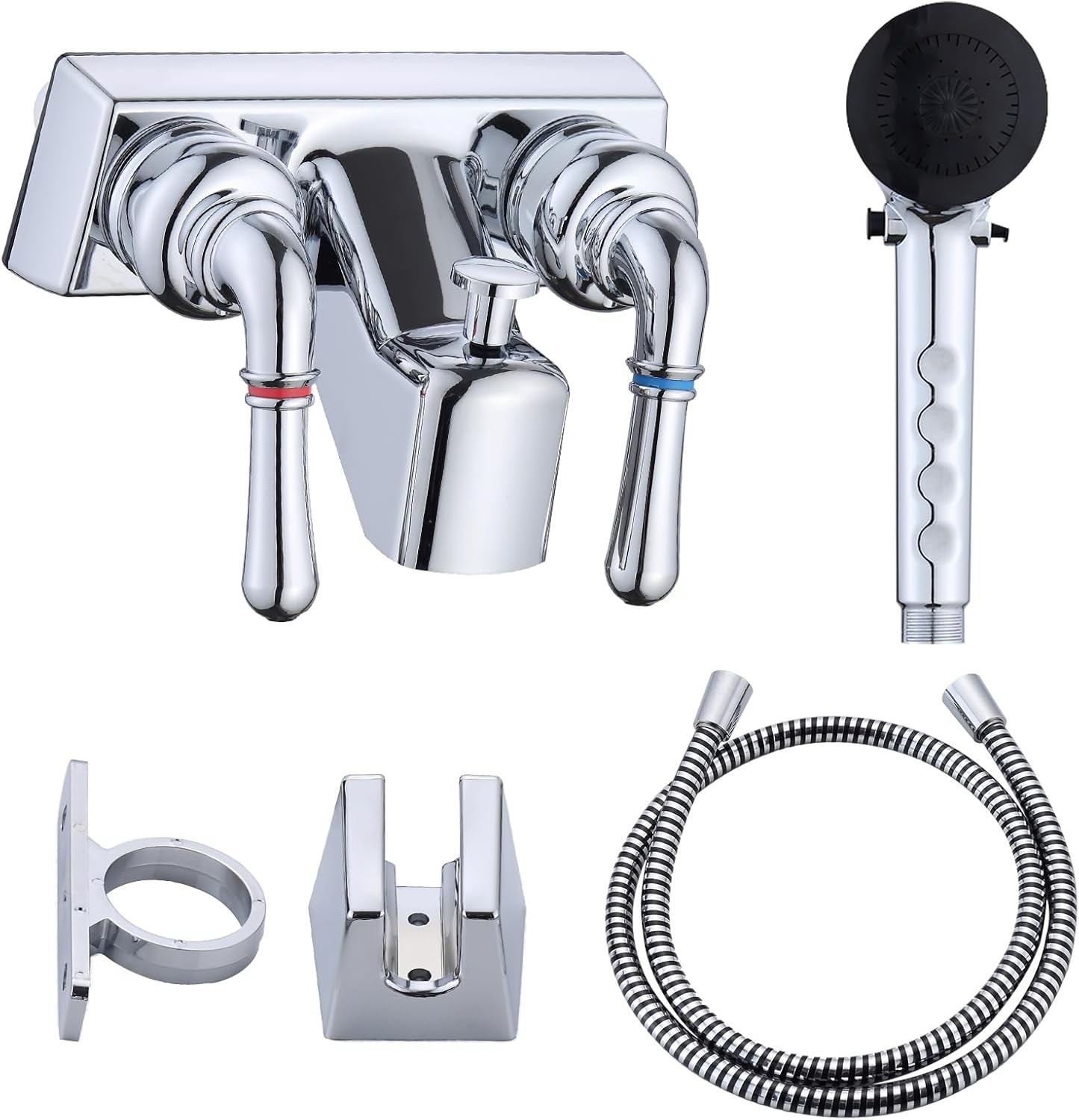RV Shower Faucet with Hose and shower Head,Camper Shower Faucet ,Rv Tub Fauce...