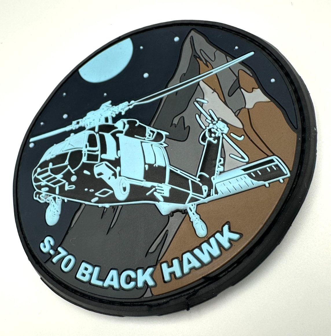 SKORSKY S-70 BLACKHAWK HELICOPTER -HIGH QUALITY PVC PATCH