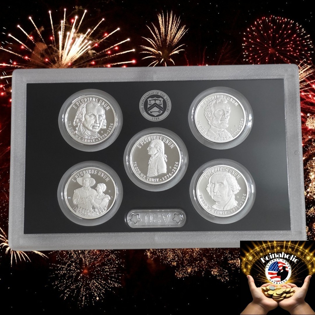 2026 S SILVER Proof Quarters Semiquincentennial Set Ready To Ship 🔥