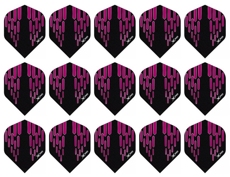 5 Sets XQMAX Contour 100 Micron Standard Dart Flights – Ships Tracking – Pink