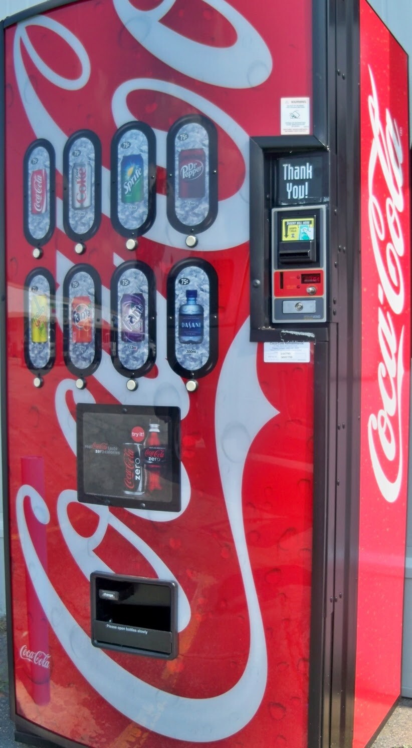 Royal Vendors - Cherry Coke - 20 oz Can Vend Label
