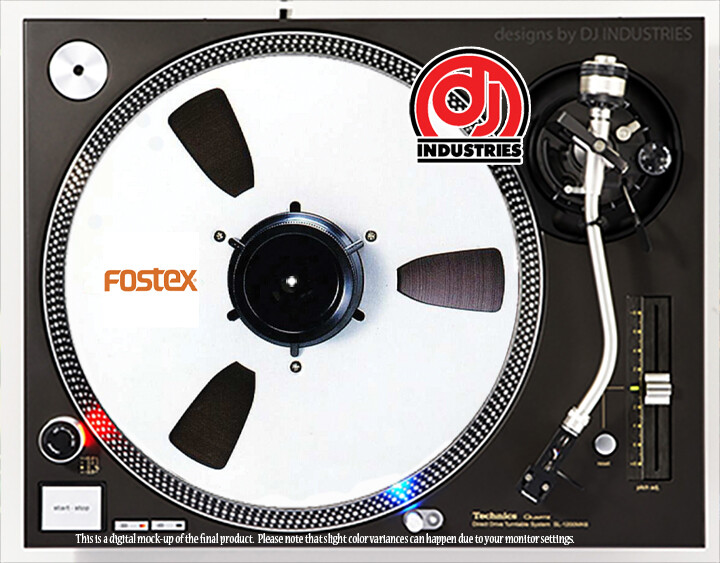 Fostex Reel to Reel - 7"-12" DJ slipmat for LP turntable record player