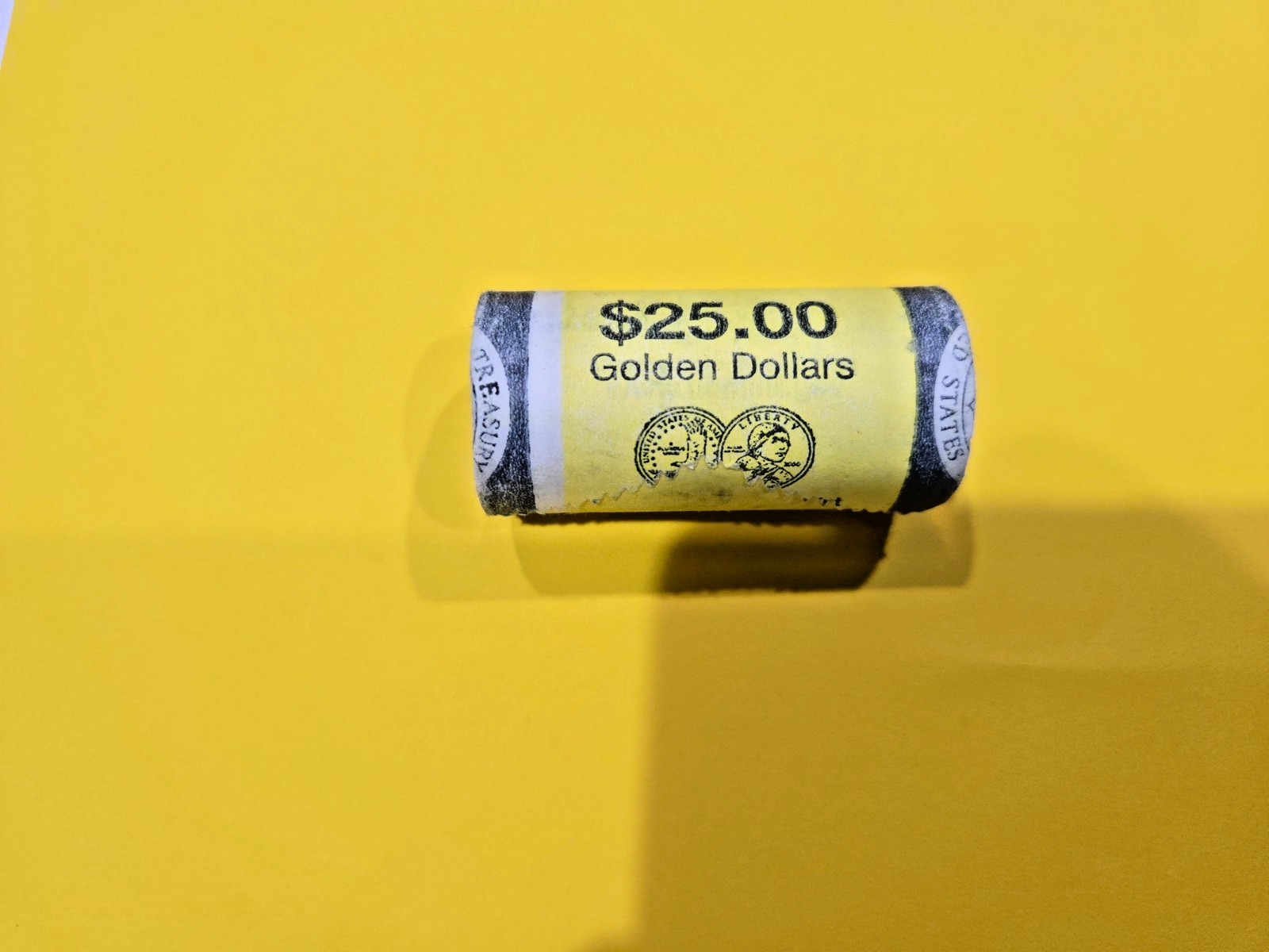 2000 P Golden Dollar Coin Roll FV $25.00 SACAGEWEA BU Nice! Unopened First Issue