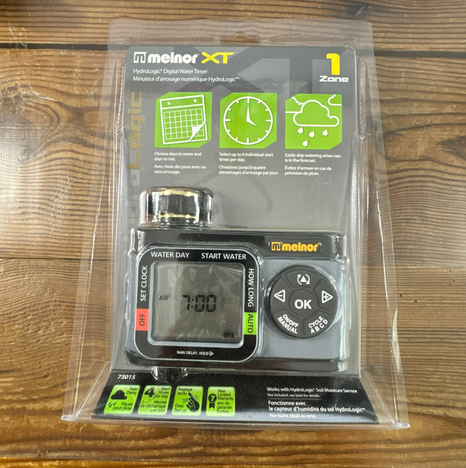 Melnor XT 1 Zone Hydrologic Digital Water Timer MODEL 73015 - NEW