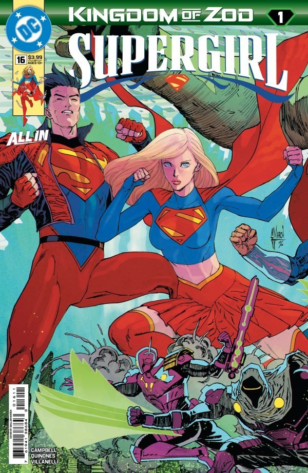 Supergirl #16 CVR A Guillem March Connecting Kingdom Of Zod Pre Order 8/12/26