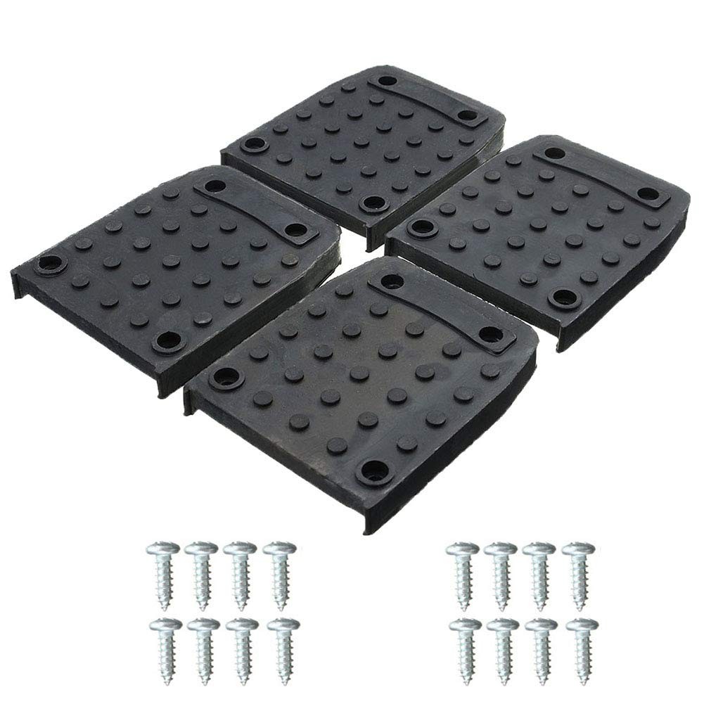 4 PCS Drywall Stilt Replacement Part, Stilt Sole Antislip Pads for Drywall St...