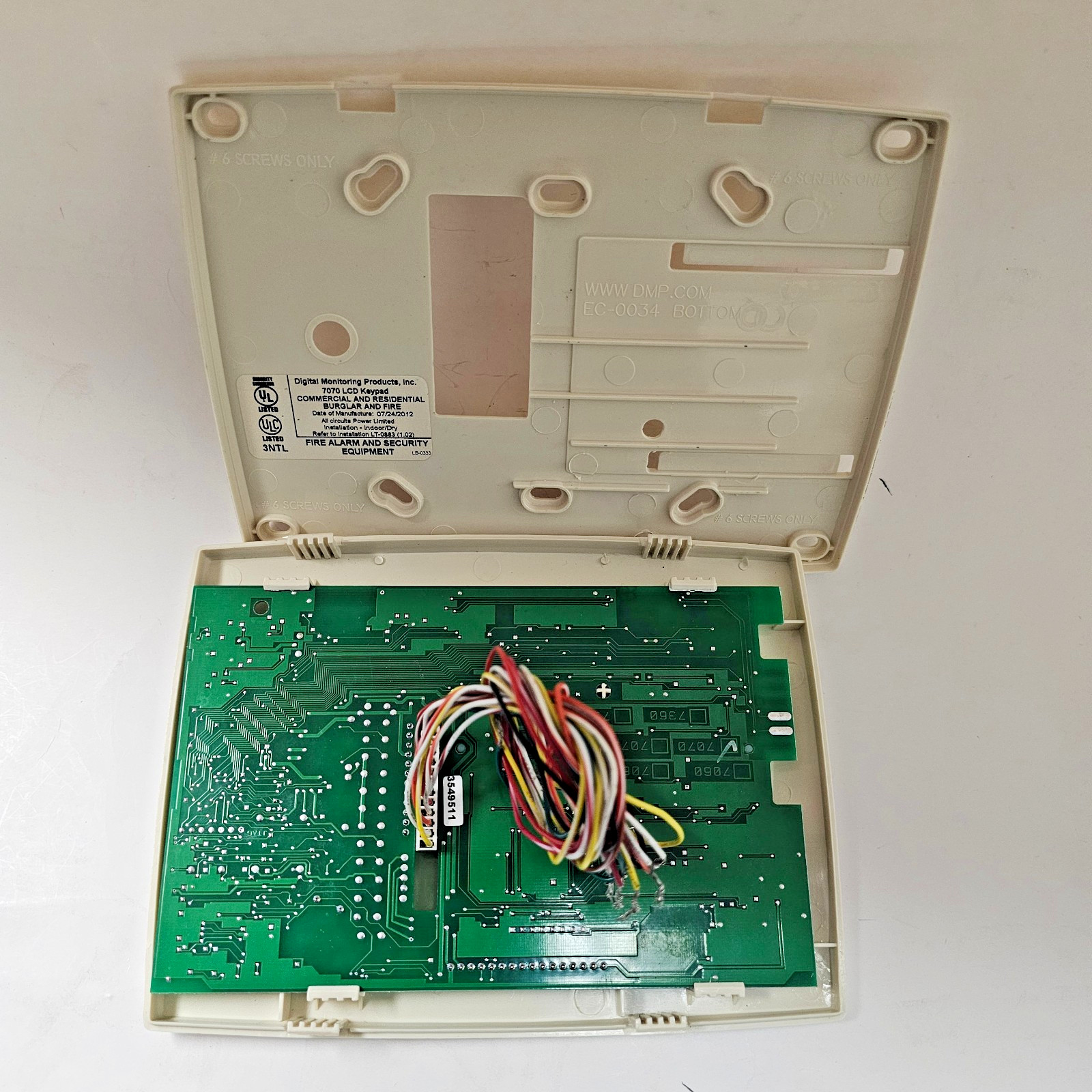 DMP 7070 LCD Keypad USED