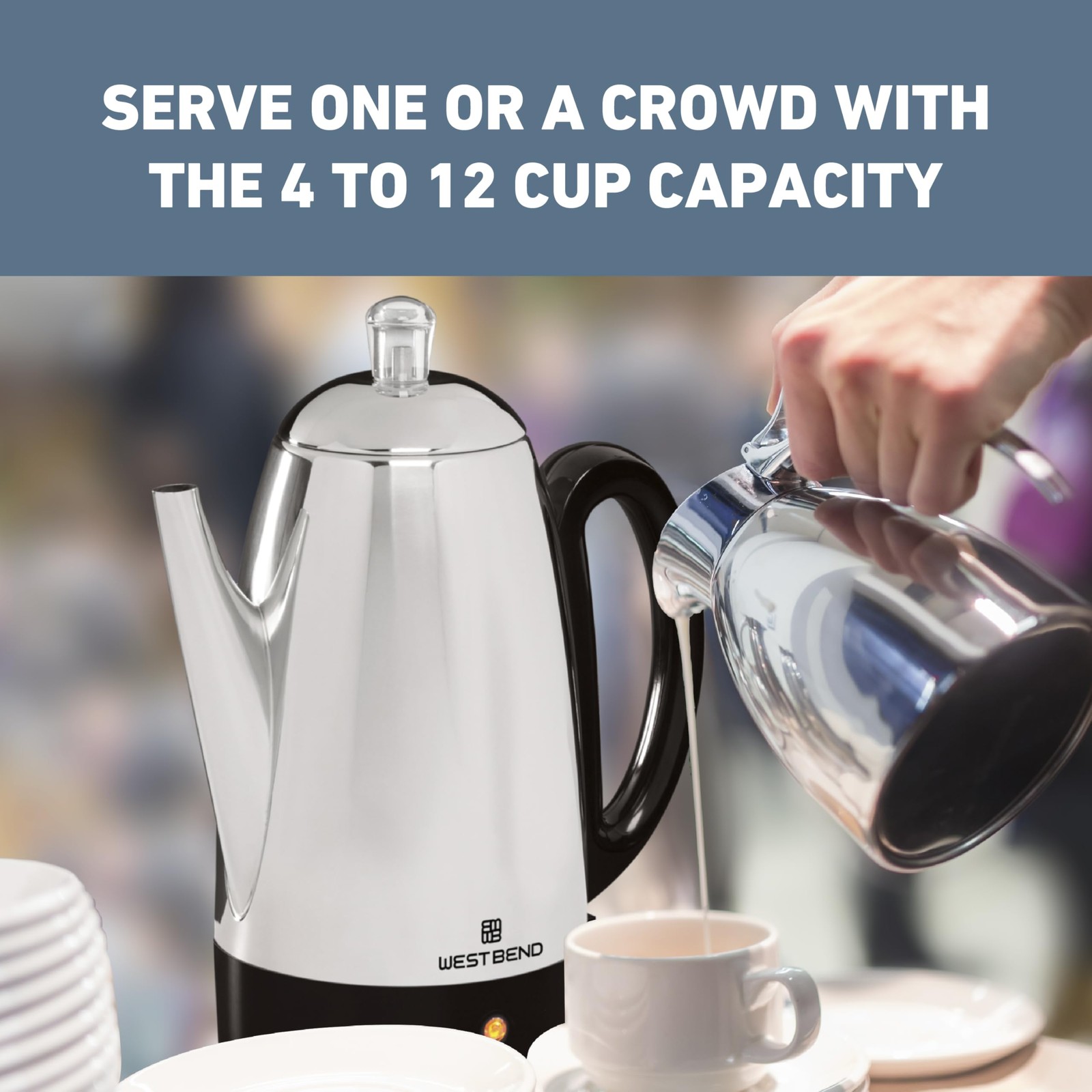 Electric Coffee Percolator Classic Style Maker