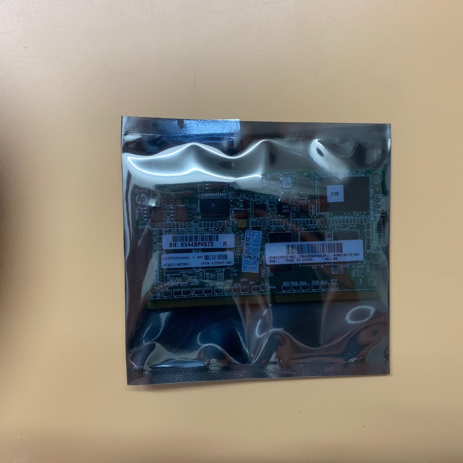 610675-001 633543-001 HP 2GB FBWC FOR P420 P421 P430 P431 P822 P830 CACHE MEMORY
