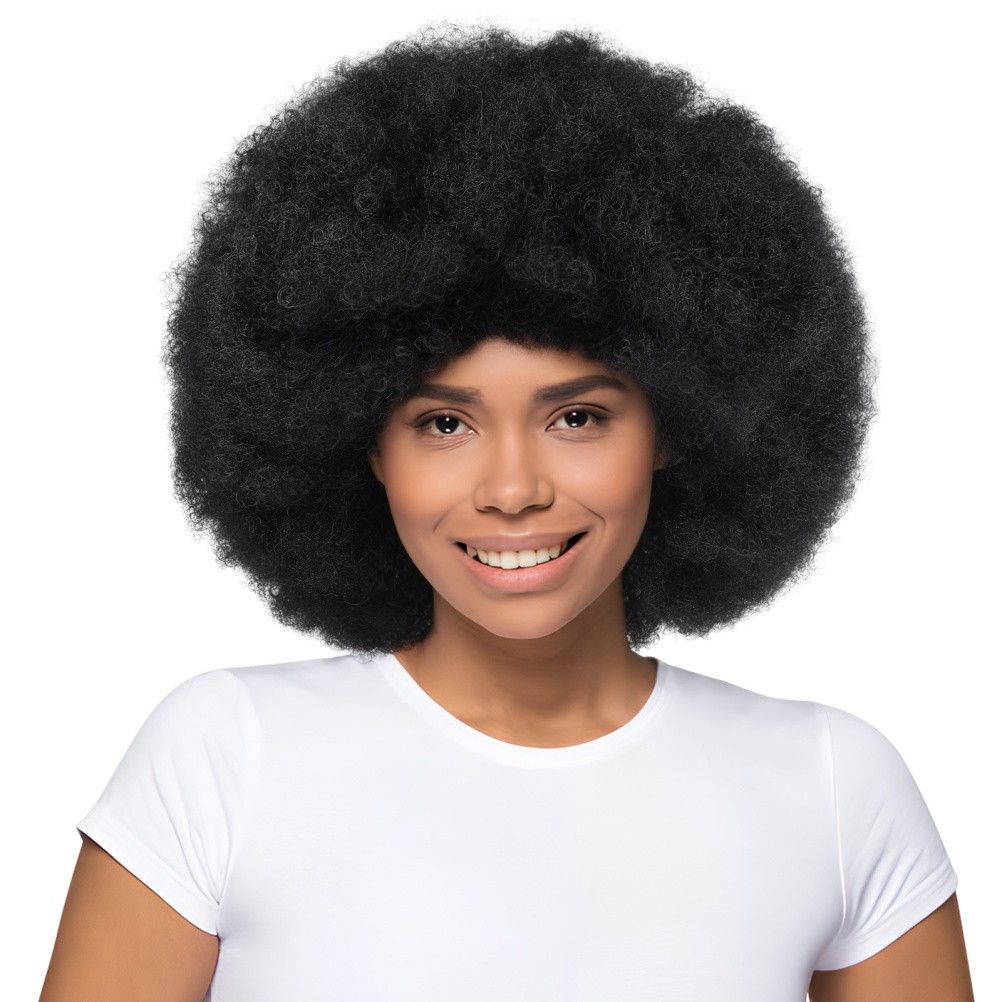 Black Hair Cosplay Wig Role Playing Wigs Curly for Women Afro Style Wigsfor
