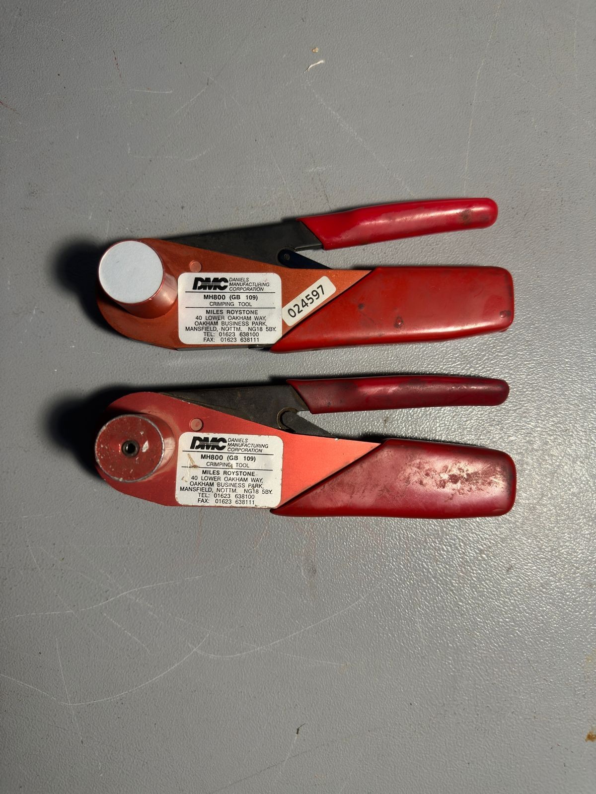 DMC MH800 (GB109) Precision Crimp Pliers / Ratcheting Crimp Tool USED