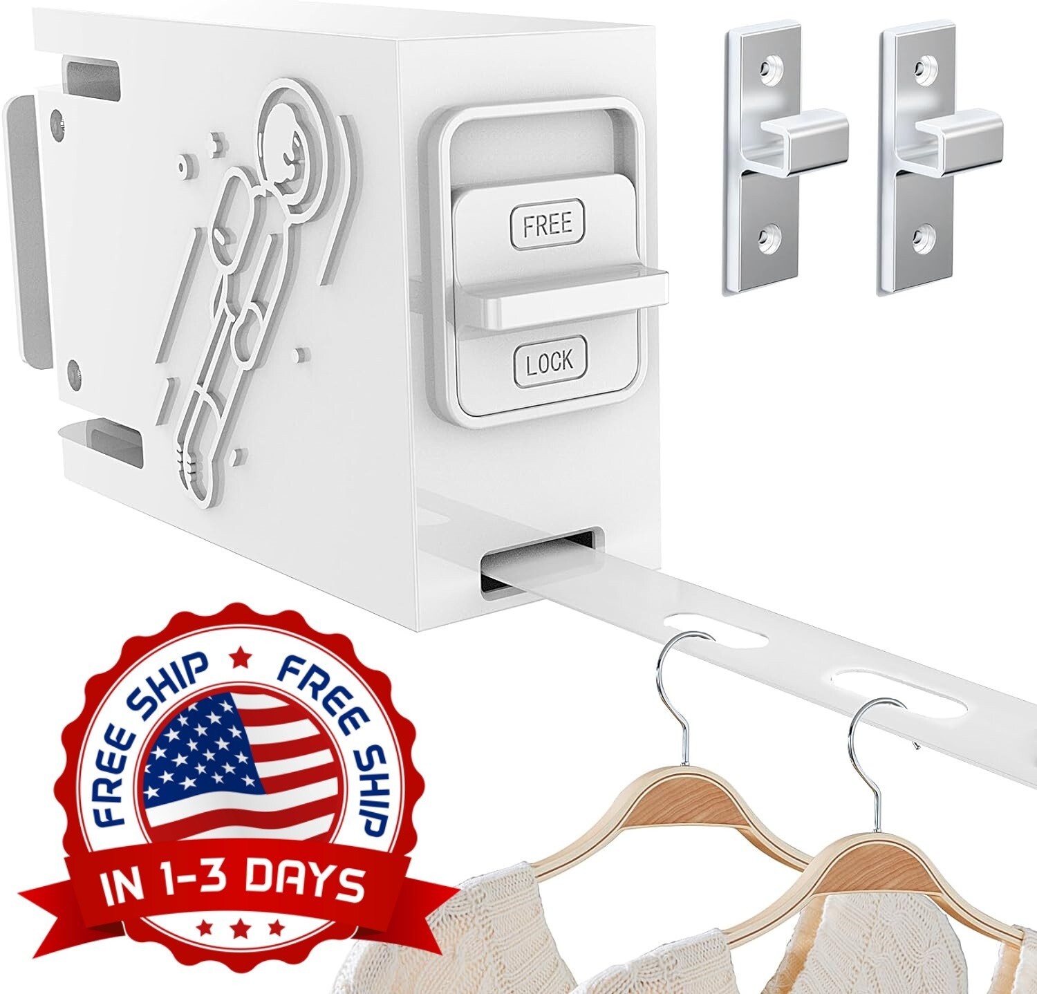 Tendederos Retractiles De Ropa Tender Secar Pared Tendero Portatil Cuerda Colgad