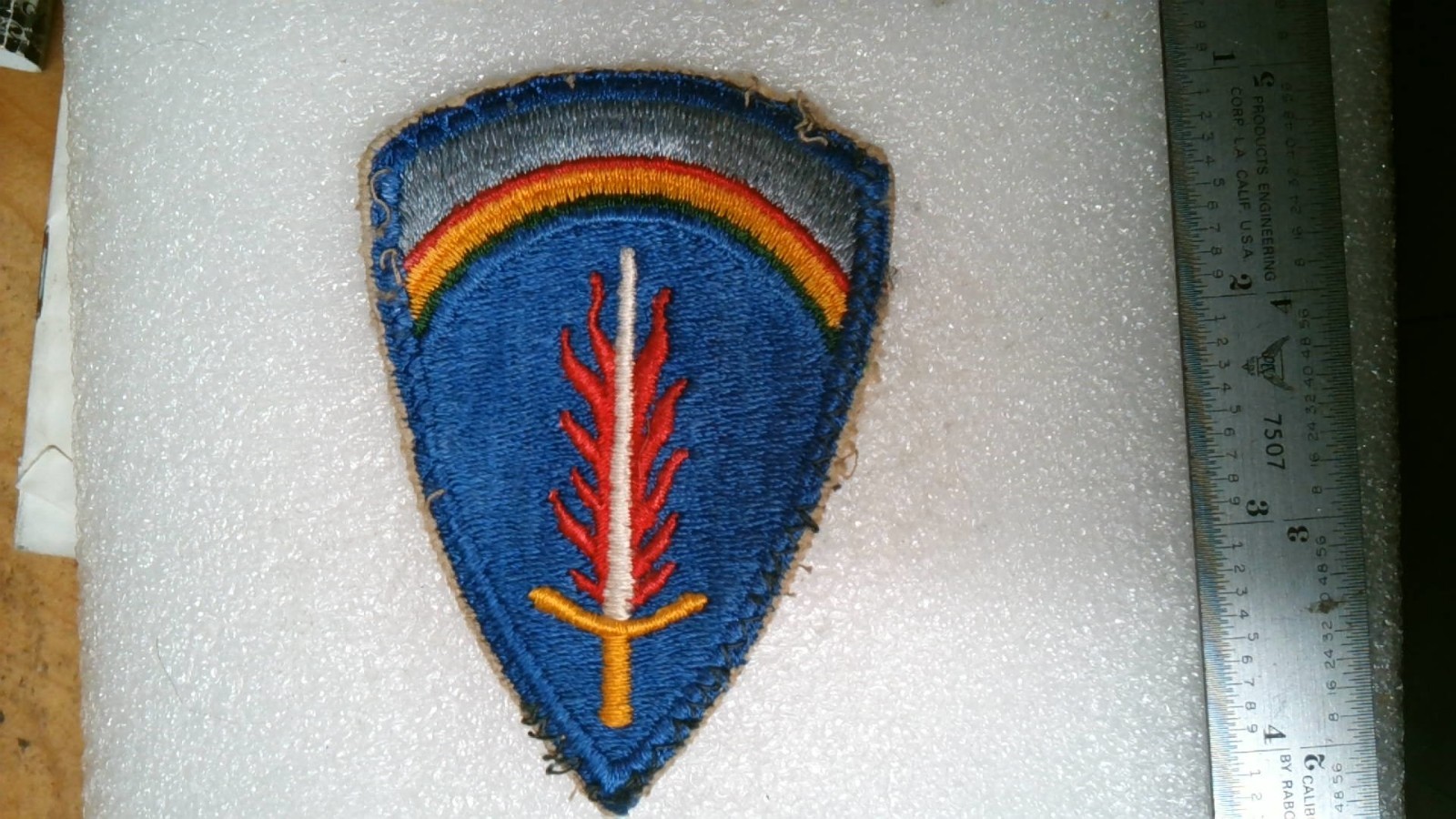 GENUINE VINTAGE MILITARY PATCH WW2 ERA US ARMY EUROPE