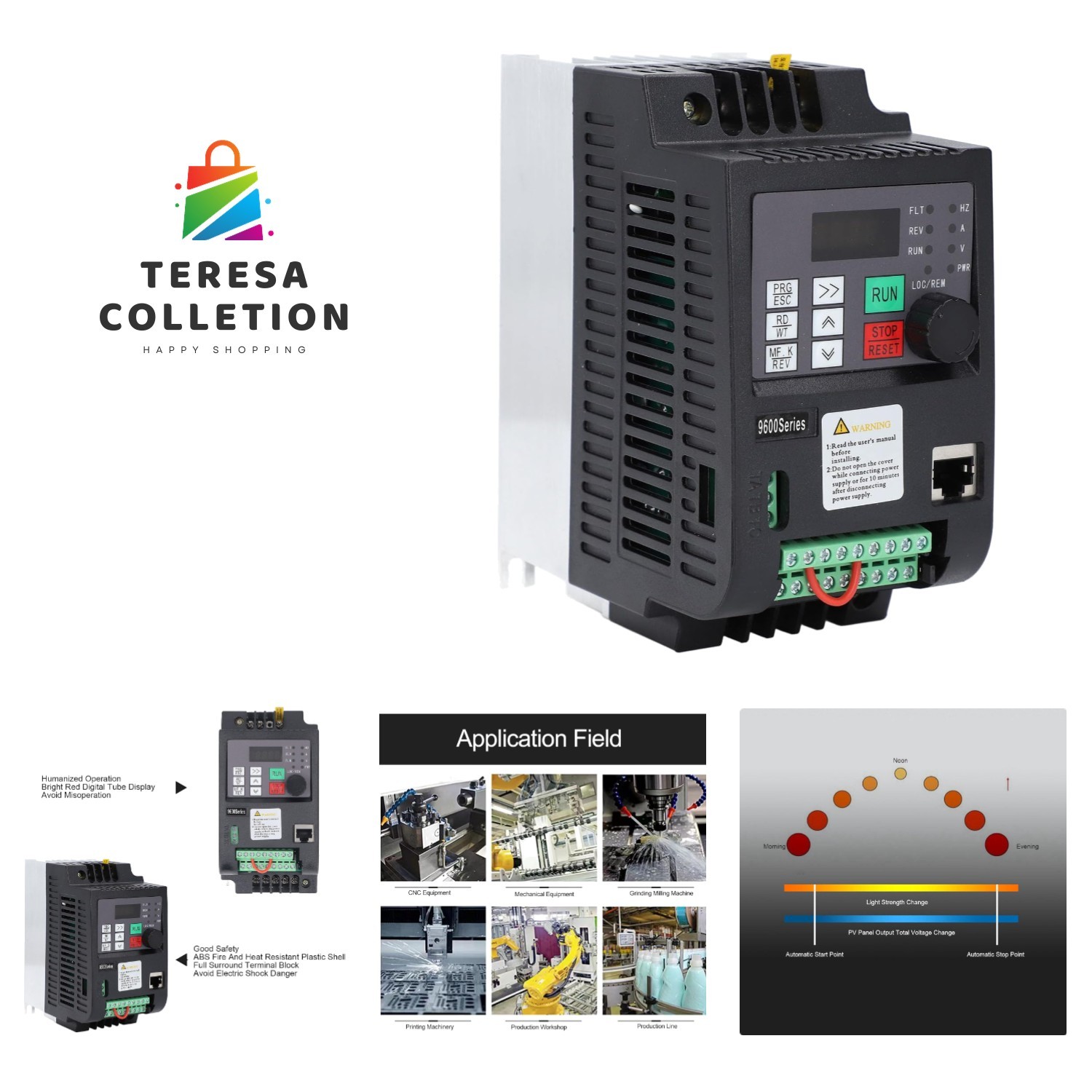 Compact 2.2KW Solar Inverter with Built-in MPPT & Digital Display Technology