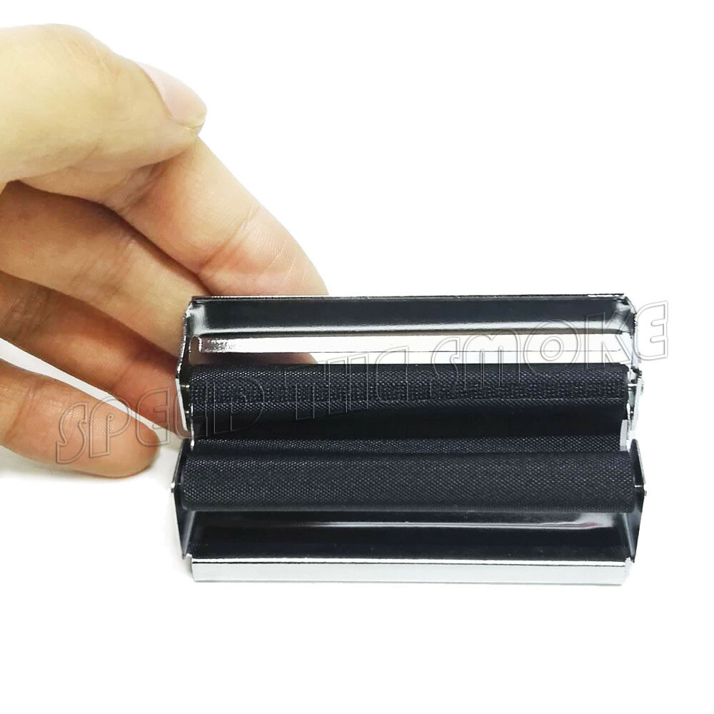 78mm Manual Cigarette Rolling Machine Roller Metal Hand Rollers for 1 1/4 papers