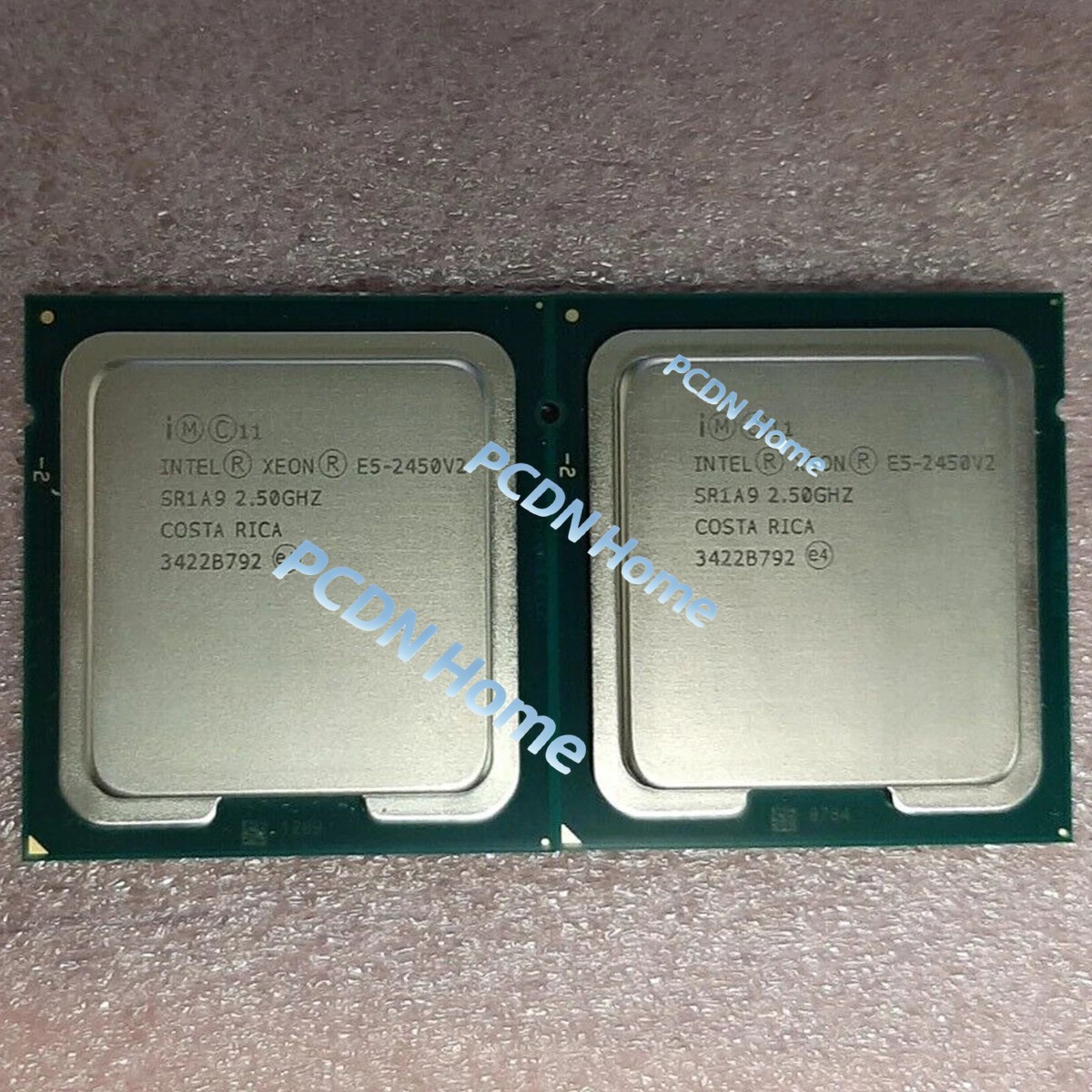Matched pair Intel Xeon E5-2450V2 E5-2450 V2 2.5GHz 8 Core 20M SR1A9 LGA1356 CPU