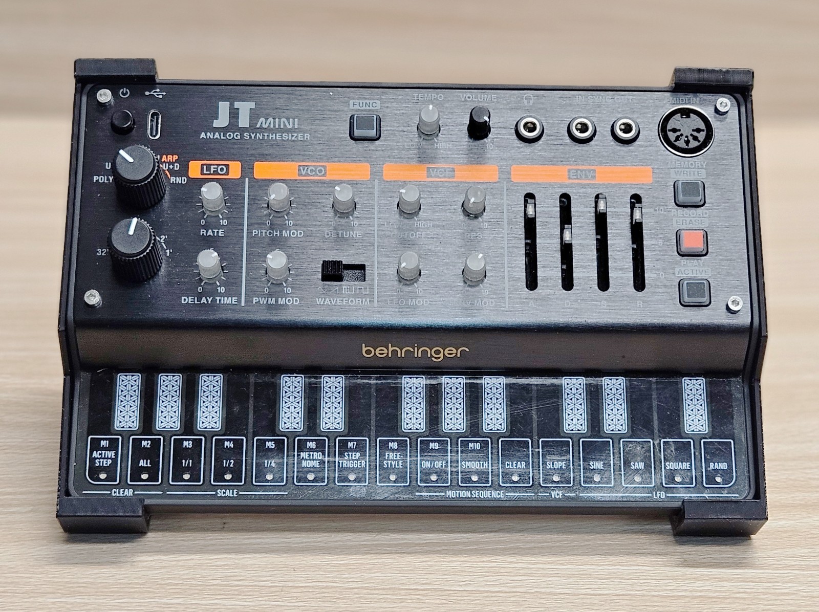 The Analog Source Angled Stands For Behringer JT Mini Pro VS Phara-O Synthesizer