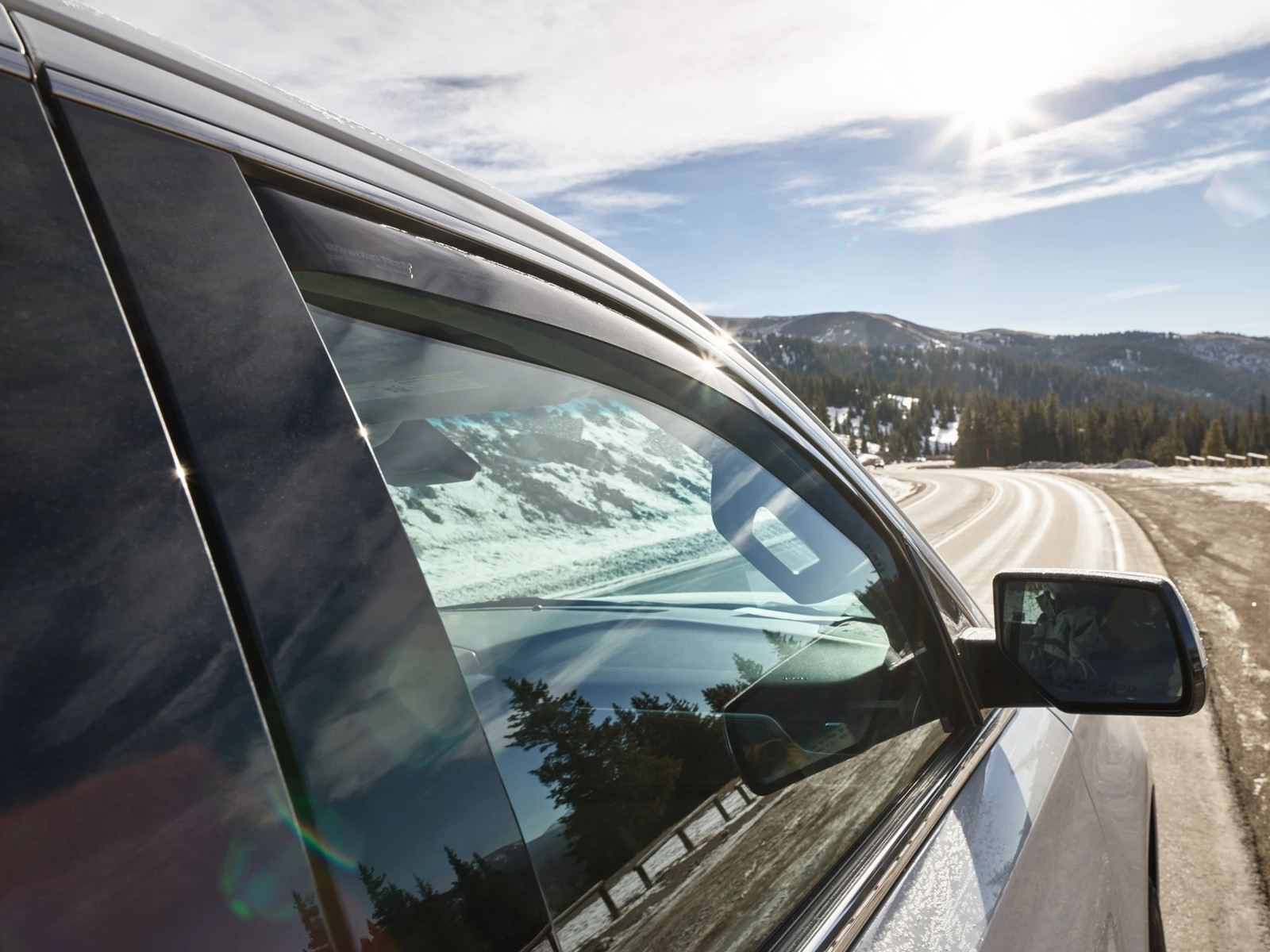 WeatherTech Side Window Deflectors for 2011-2018 VW Jetta - Dark Tint, 82549IM
