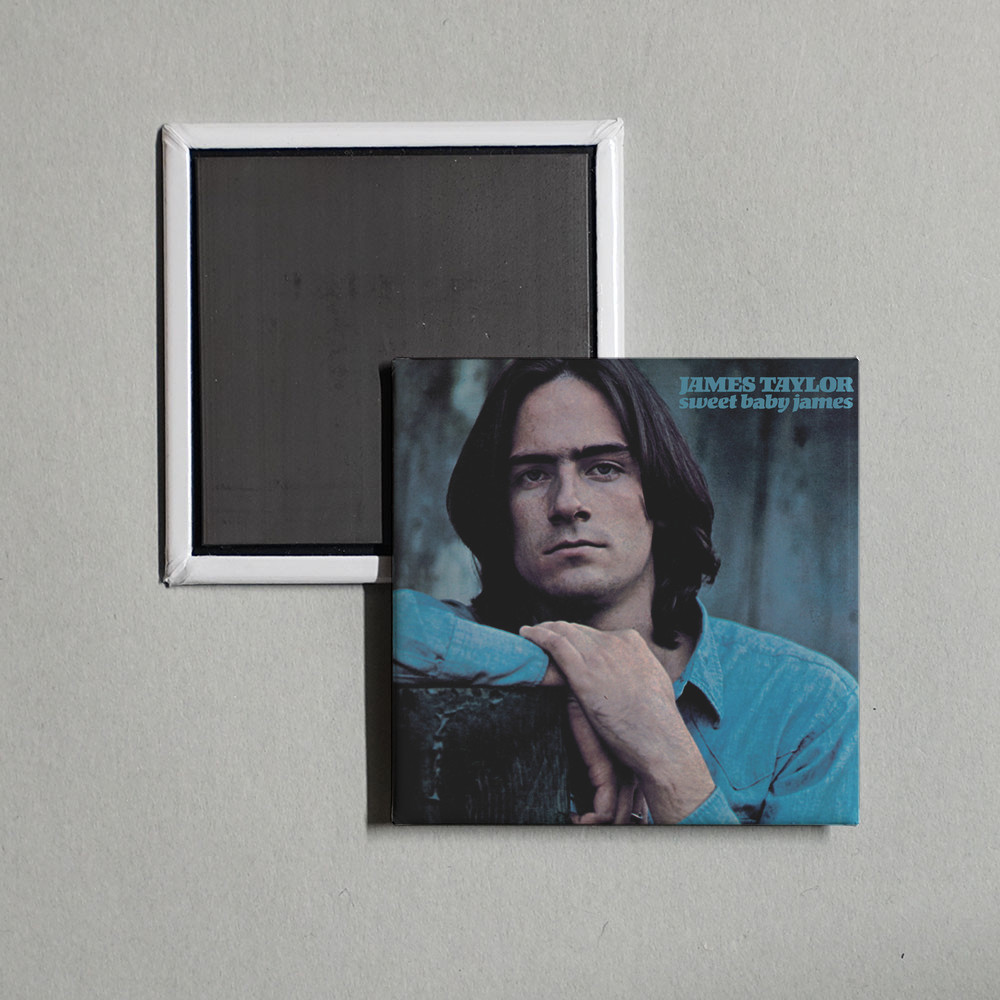James Taylor - Sweet Baby James (2019 Remaster) Album Cover Locker Fridge Magnet