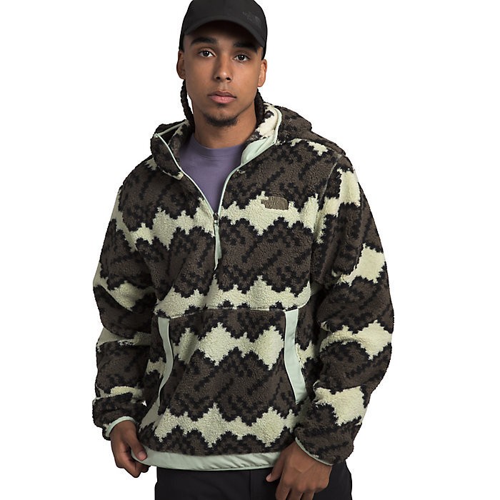 Mens The North Face Campshire 2 Sherpa Fleece 1/2 Zip Hoody Jacket Coat NF New