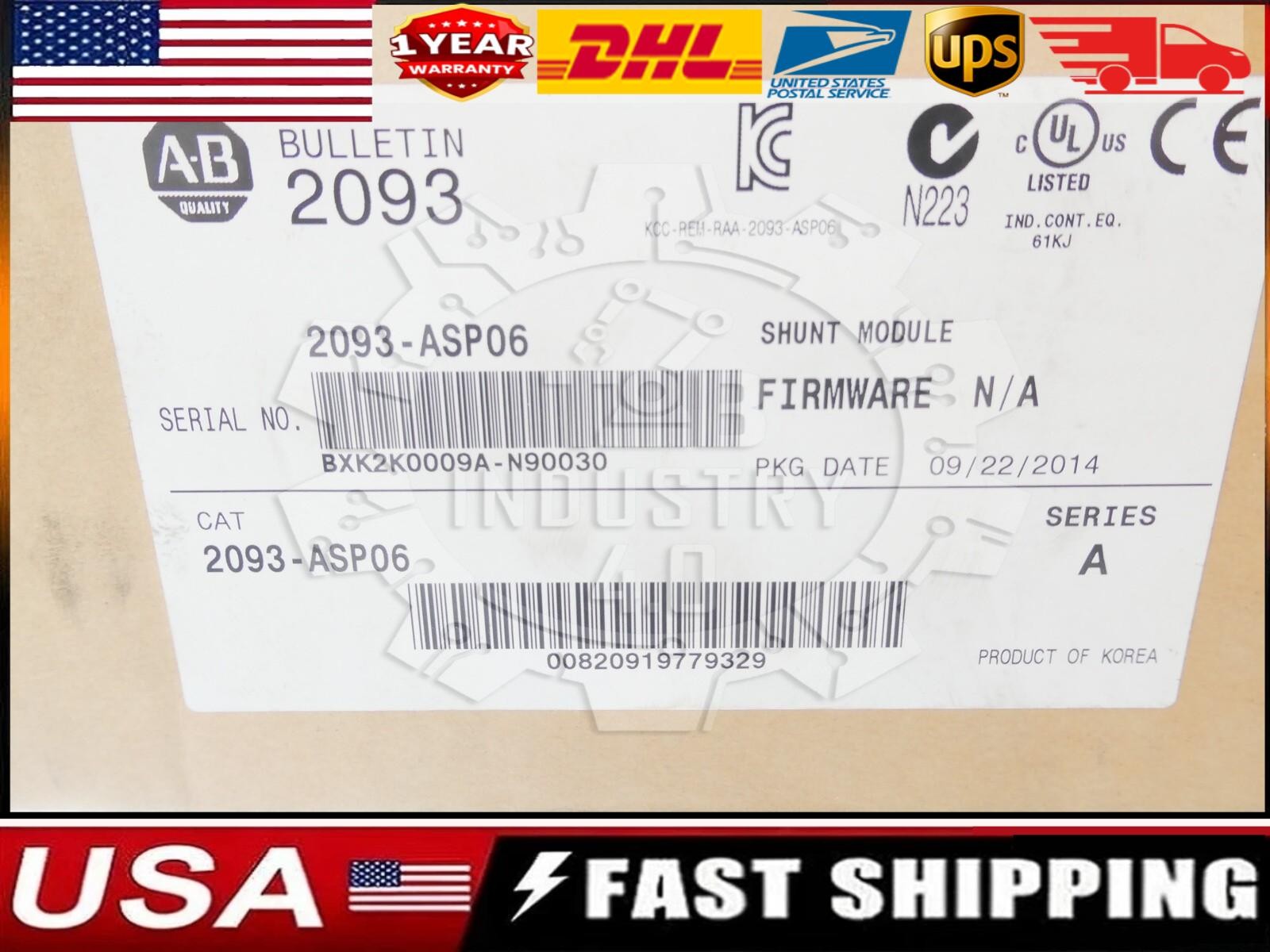 New AB 2093-ASP06 Free Shipping New in Box New Factory Sealed PLC US