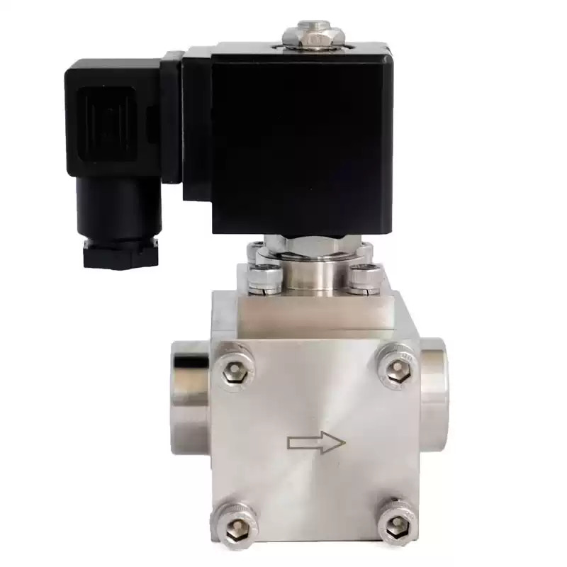 160kg 1.2MPa 300Bar High-Pressure Stainless Steel Solenoid Valve 1/4"