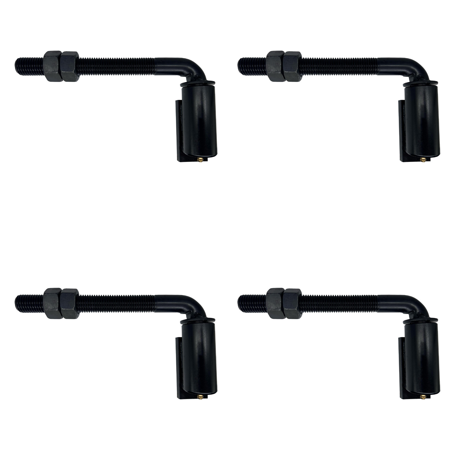 Sidco Supply 3/4" Inch J-Bolt Gate Hinge  8.5" Inch Length-4 Pack