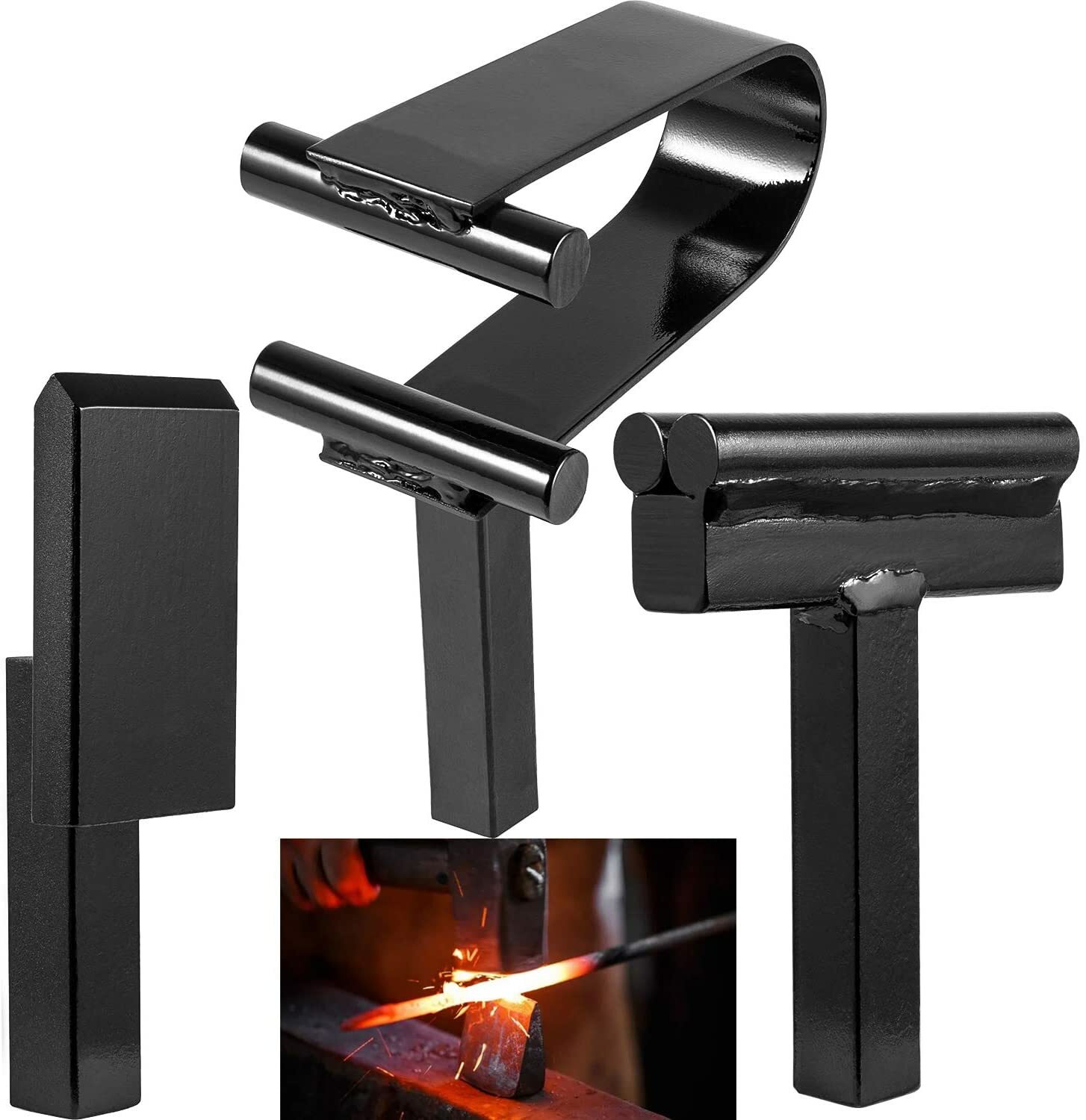 3/4" Blacksmith Anvil Forge Hardy Tool Hot Cut Creasing Stake Spring Fuller
