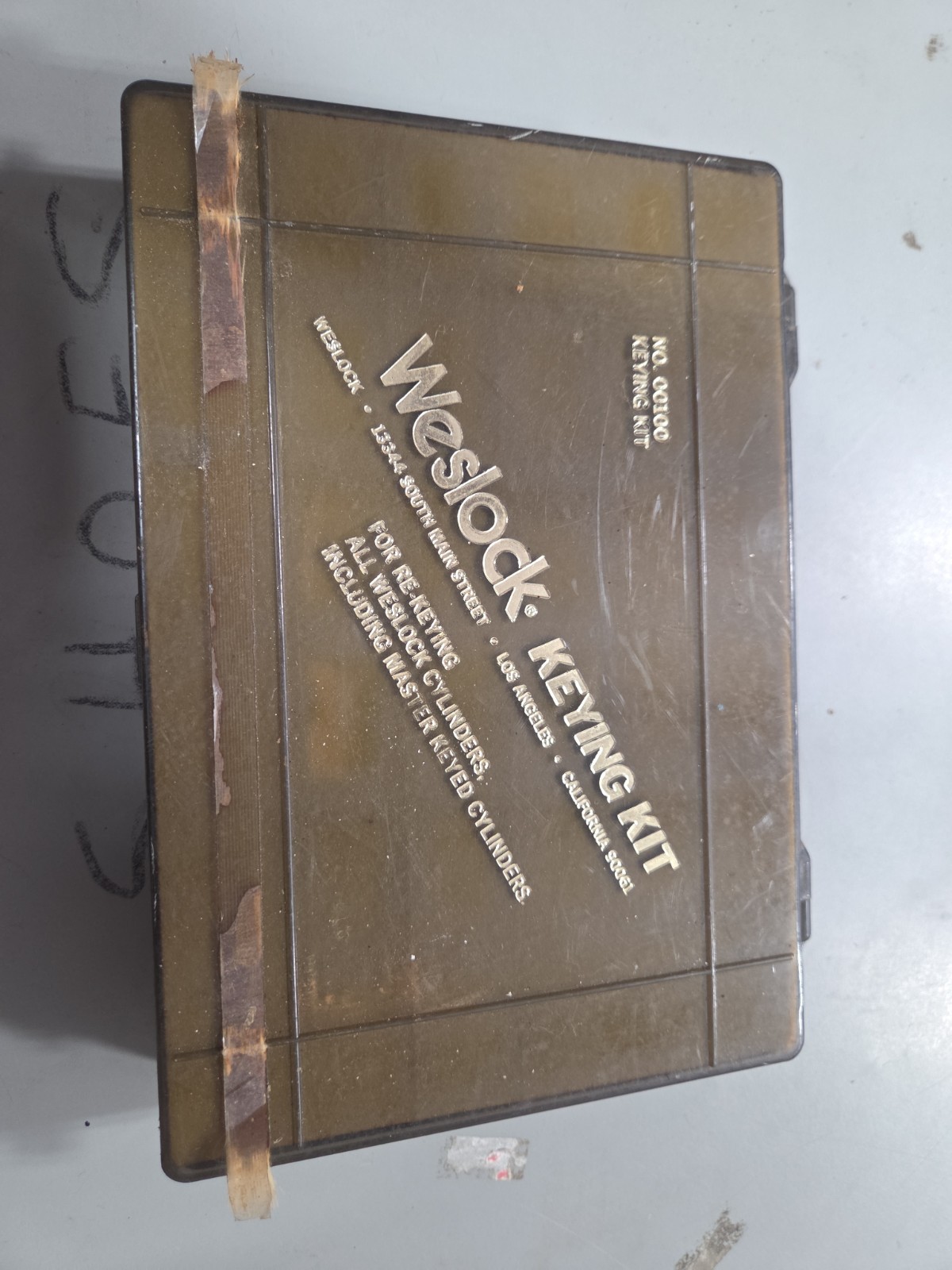 Vintage Weslock No. 00100 Keying Kit For All Weslock Cylinders Master Keyed