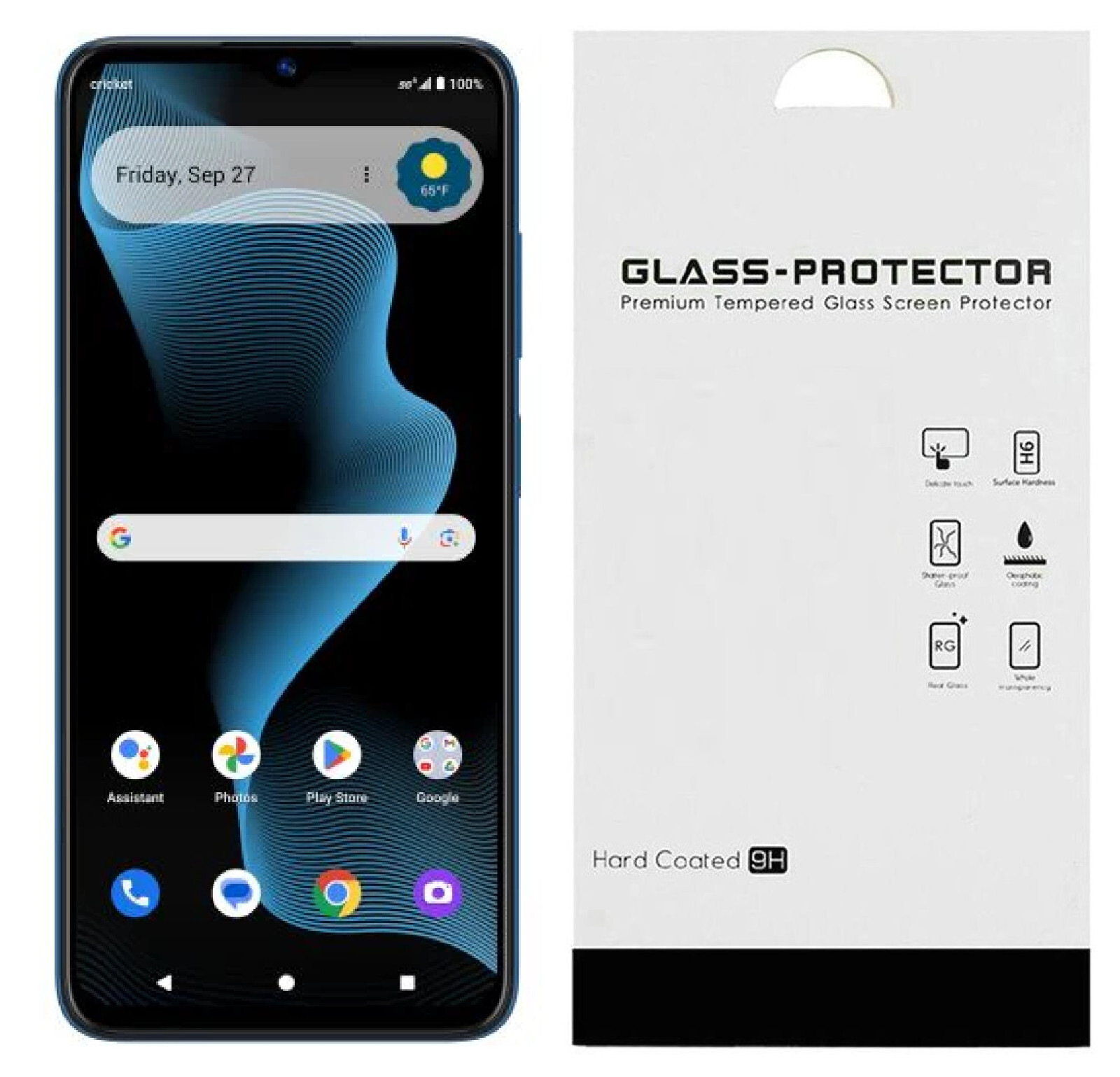 For AT&T Propel 2 5G U655AA 2x Tempered Glass Screen Protector