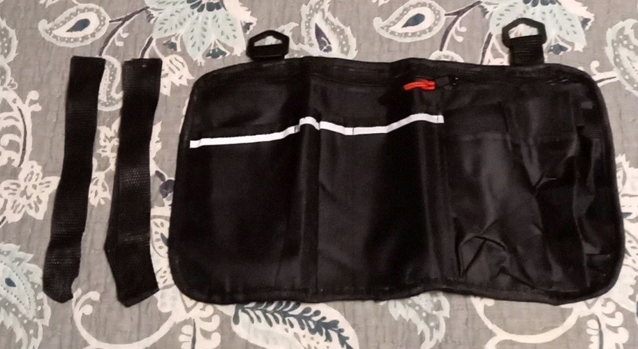 Wheelchair Organizer Storage Bags Dual Side Armrest Pouch Tote Scooter