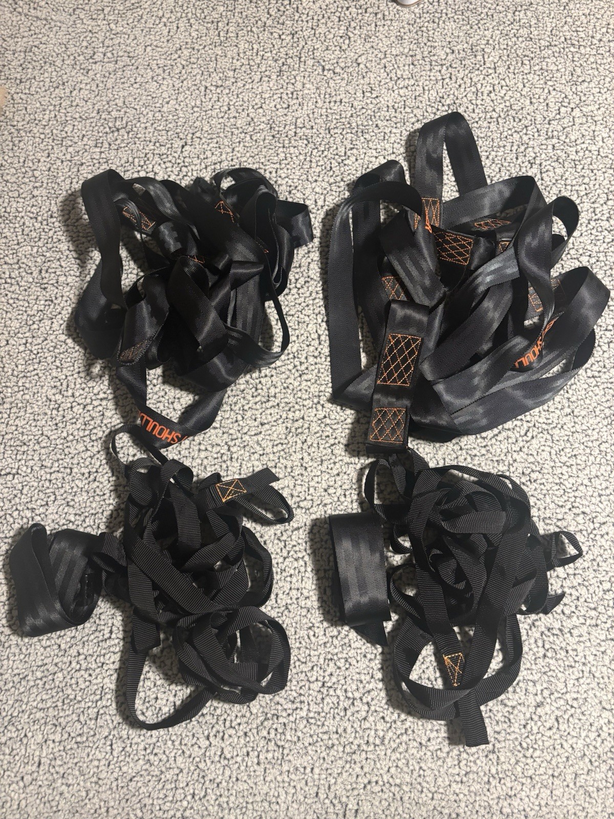 Big Game 2017 TreeStands Safety Harness Model A130 (Lot Of 2) Black/Orange 👀